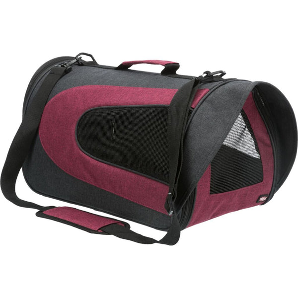 Tasche Alina, 27 × 27 × 52 cm, anthrazit/bordeaux