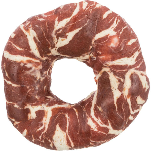 100x Denta Fun Marbled Beef Chewing Ring, lose, ø 10 cm