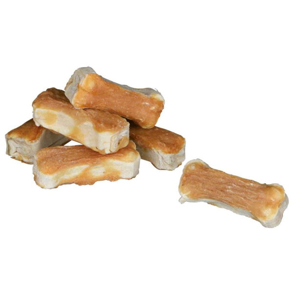 6x Denta Fun Chicken Chewing Bones, 5 cm, 8 pieces/120 g