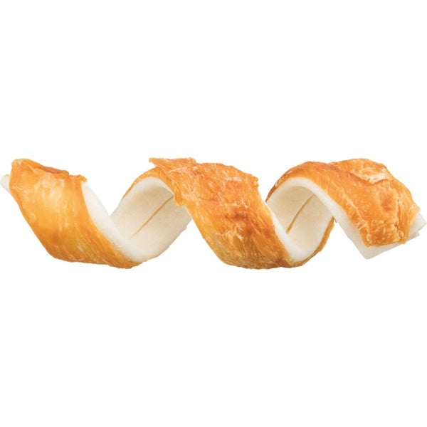 50x Denta Fun Chicken Chewing Curl, lose, 15 cm, 35 g