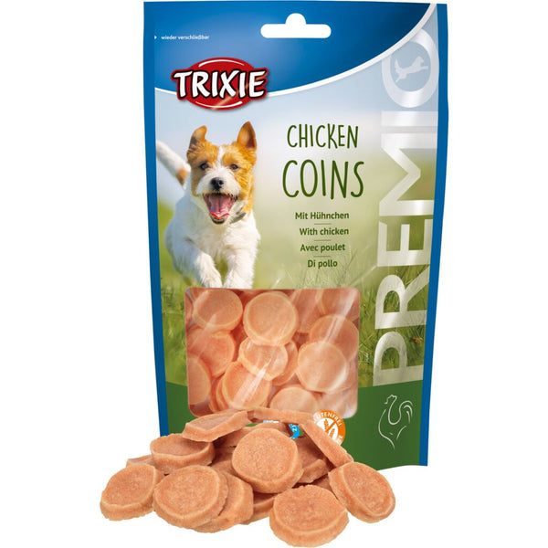 6x PREMIO Chicken Coins, 100 g