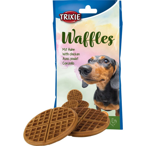 6x waffles with chicken, ø 7 cm, 3 pcs./100 g