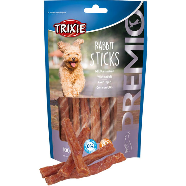 6x PREMIO Rabbit Sticks, 100 g