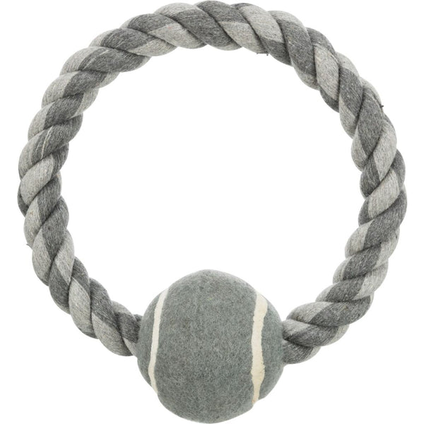3x anneau, corde, avec balle de tennis, ø 6 cm/ø 18 cm