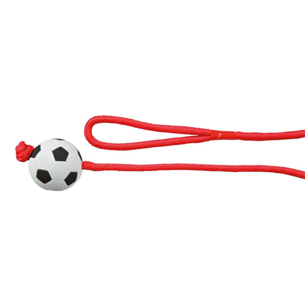 Soccer ball on a rope, floats, foam rubber, ø 6 cm/1.00 m