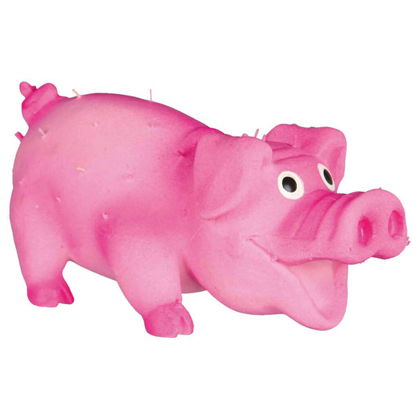 Bristle pig, latex/polyester fleece, 10 cm