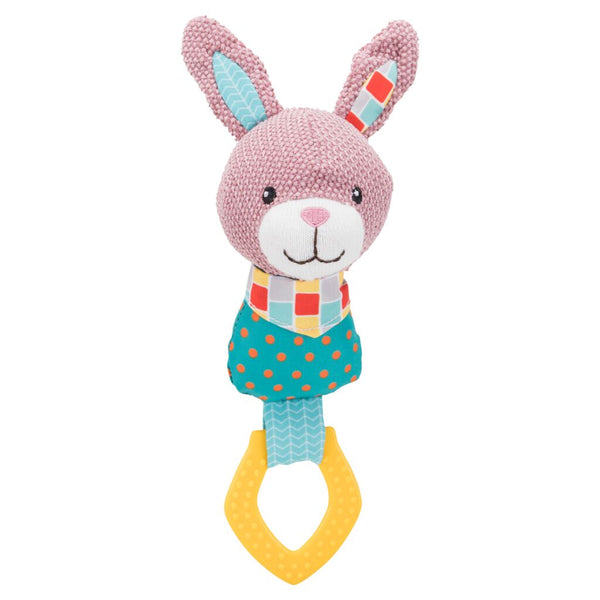 3x junior rabbit (ring), fabric/polyester, 23 cm