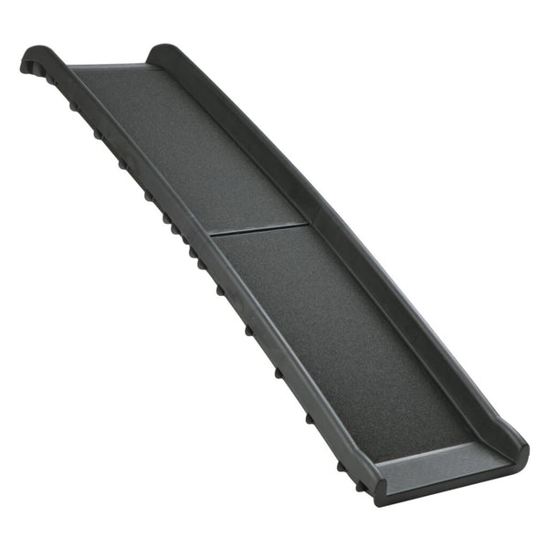 Folding ramp, plastic/sandpaper, 40 × 156 cm, 4.5 kg, black
