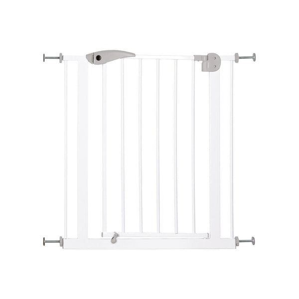 Barrière, métal, 75-85 × 76 cm, blanc