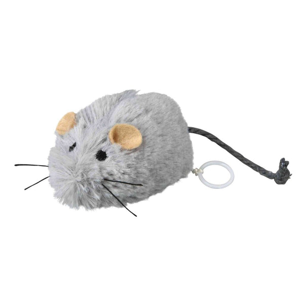 Fidget mouse, plush, catnip, 8 cm
