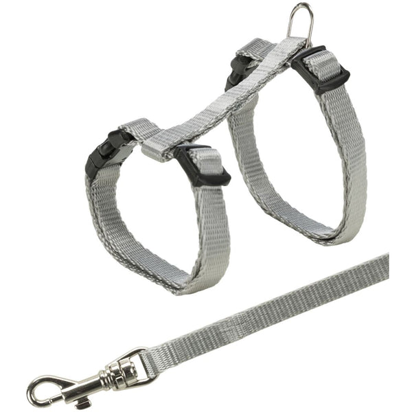 Junior kitten harness with leash 19-31cm/8mm