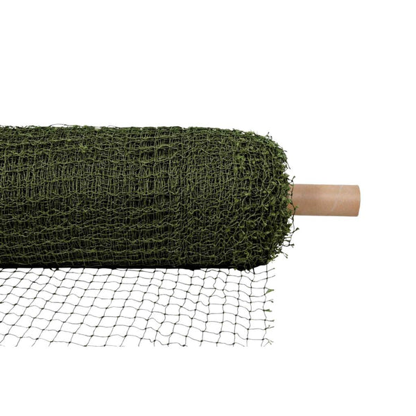 150x protective net (roll: 75×2 m), wire-reinforced, 1 m², olive green