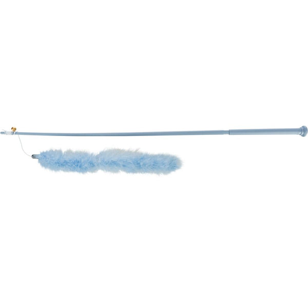 Canne à pêche XXL avec plume boa, 65 cm