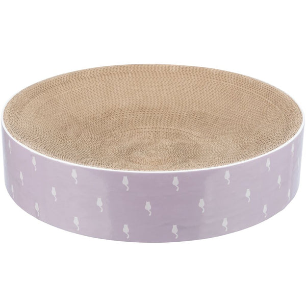 Scratch bed Lilly, cardboard, catnip, ø 45 × 10 cm