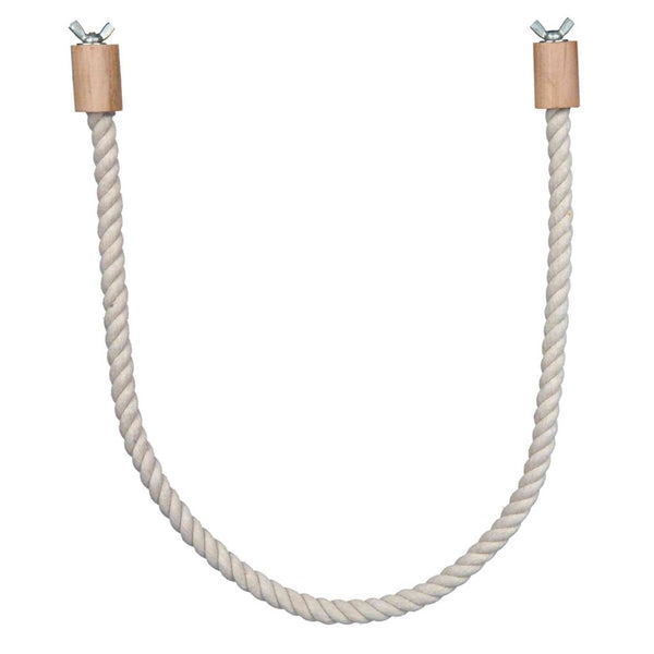 3x perchoirs en corde, flexibles, avec fixation à vis, 66 cm/ø 14 mm