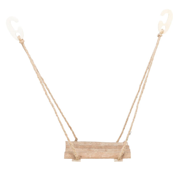 2x swing, pine wood, 19.5×19.5×27 cm