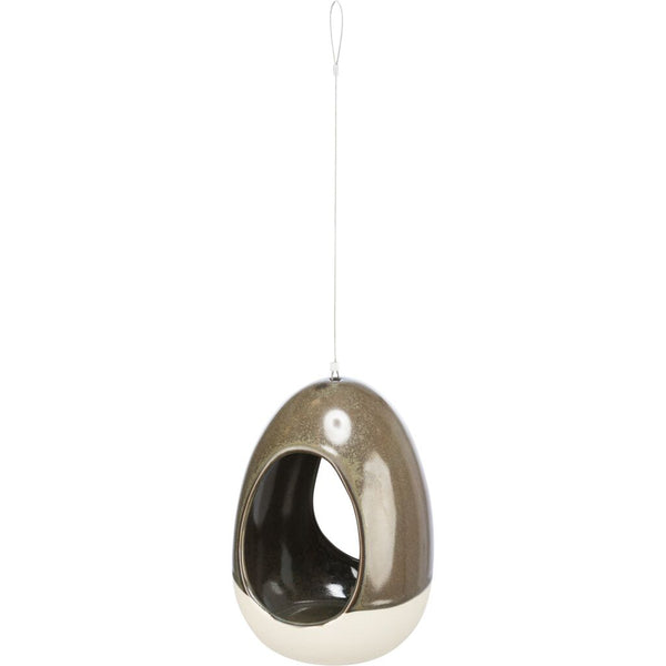 Hanging bird bath, ceramic, 150 ml/ø 12 × 16 cm