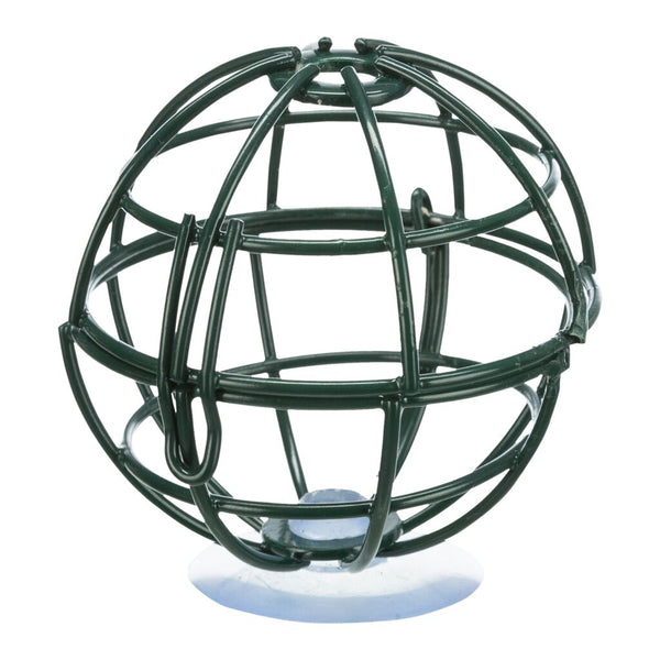 Fat ball holder for window pane, metal, ø 7 cm