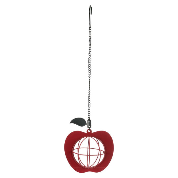 Fat dumpling holder apple, 1 dumpling, metal, 12×35 cm