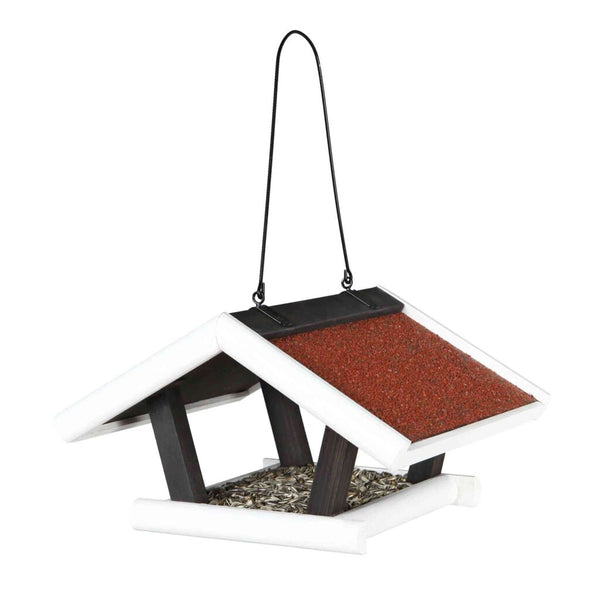 natura hanging bird feeder, pine, 30 × 18 × 28 cm