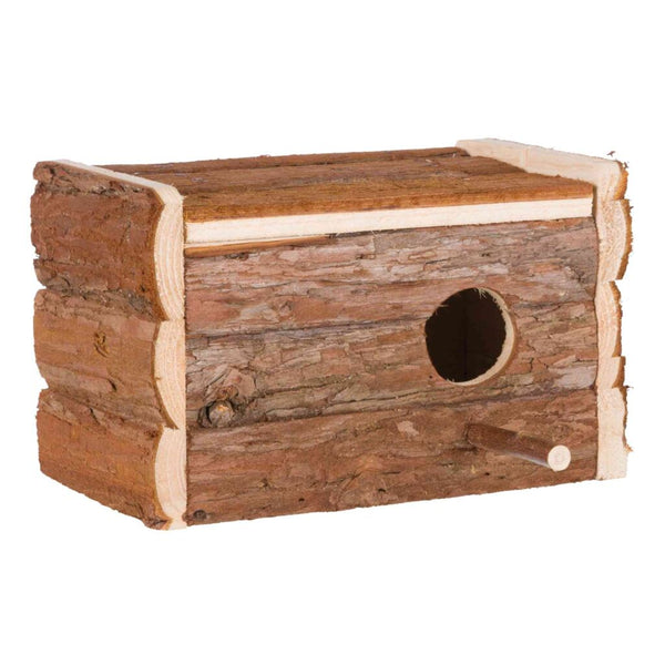 Bark wood nest box