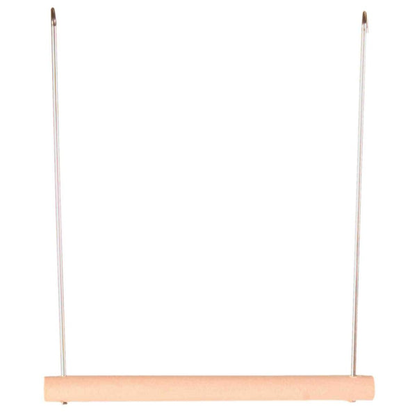 Trapeze swing, wire/wood, 12×13 cm