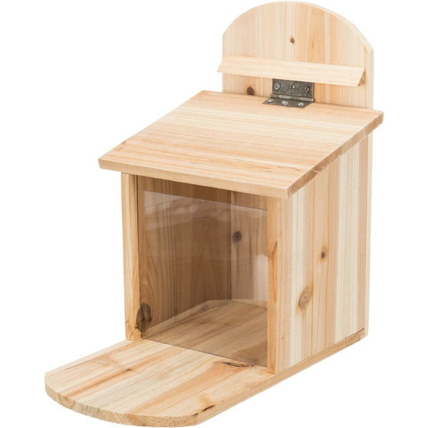 Squirrel feeder, pine wood, 20 × 30 × 30 cm