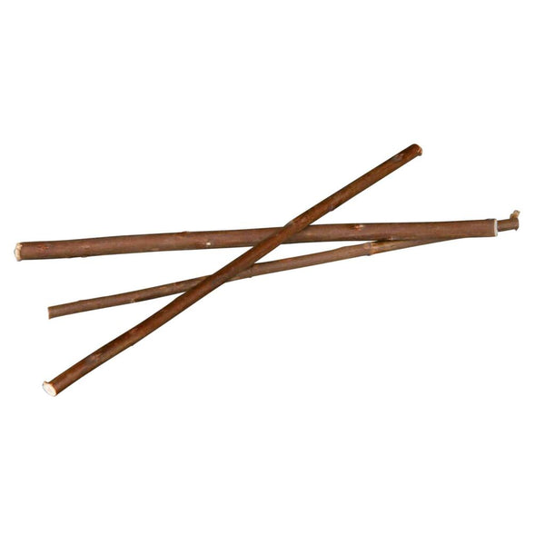 Willow wood, bark wood, 18 cm, 20 pcs.