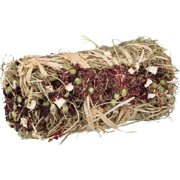 10x hay bales with beetroot and parsnip, ø 10×18 cm