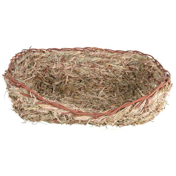 3x bed, dwarf rabbit, grass, 33×12×26 cm