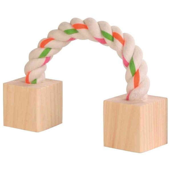 Toy with wooden blocks, 20 cm