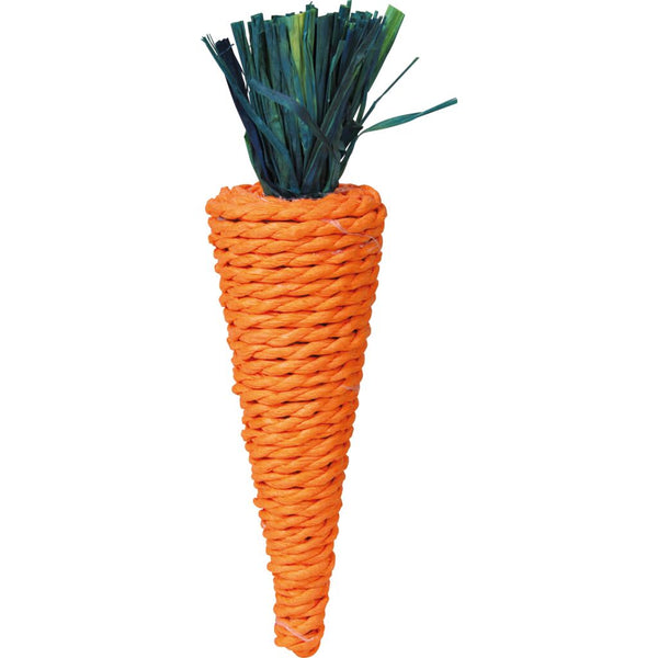 Toy carrot, paper yarn, 20 cm