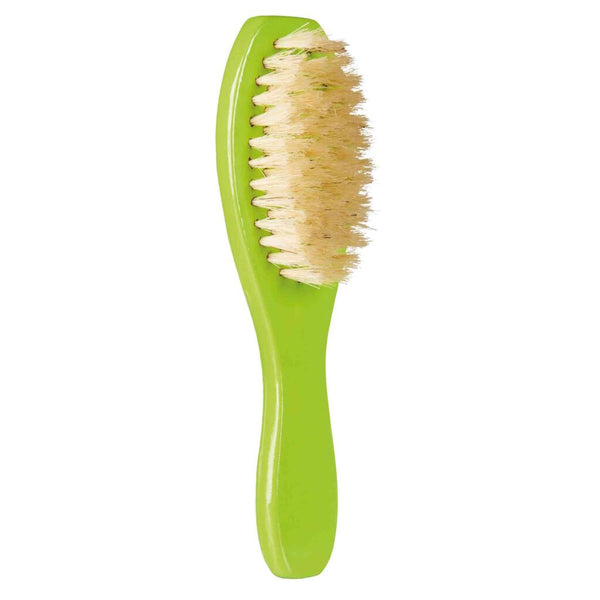 3x brosse, bois/poils naturels, 5×18 cm