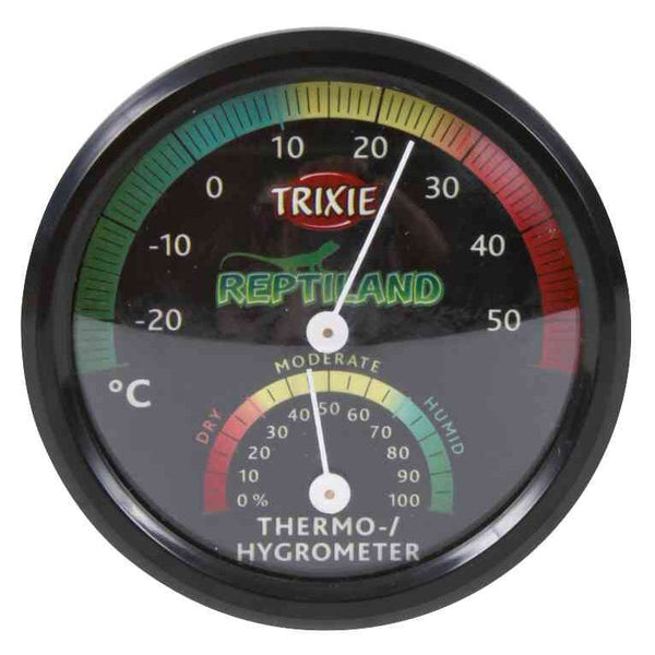 Analog thermometer/hygrometer, ø 7.5 cm