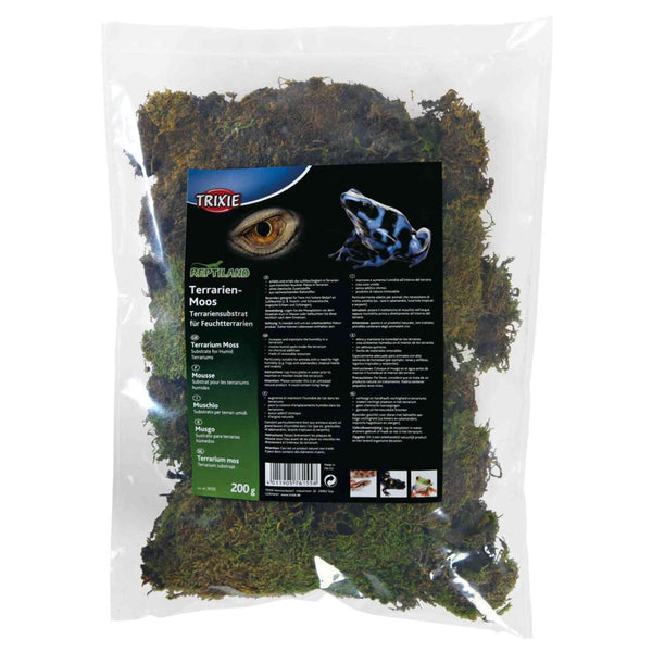 Mousse de terrarium, substrat pour terrariums humides, 200 g