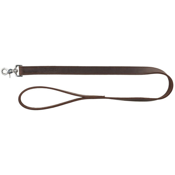 Rustic greased leather dog leash