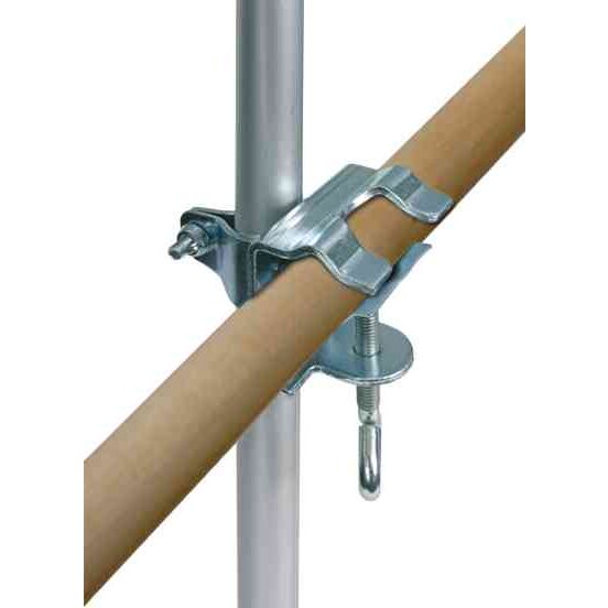 Railing clamp with telescopic rod