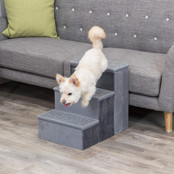 Staircase with storage, 34 × 45 × 50 cm, grey