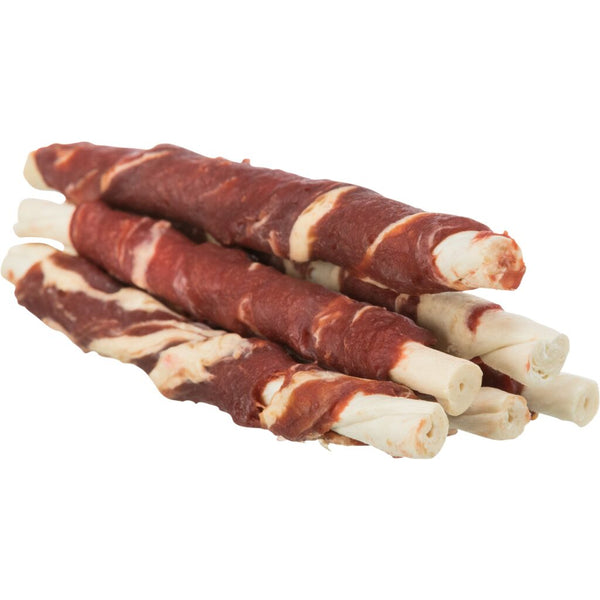 6x Denta Fun Marbled Beef Chewing Rolls, boxed
