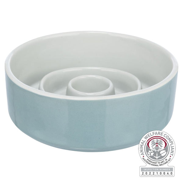 Slow Feeding Ceramic Bowl