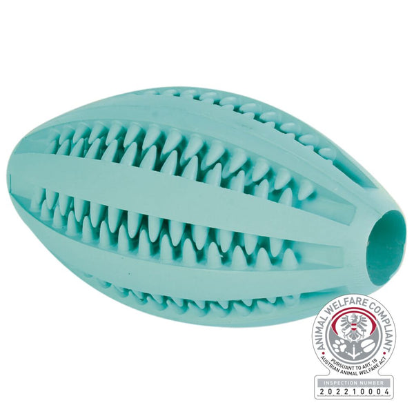 Denta Fun Rugby, Minzgeschmack, Naturgummi, 11 cm