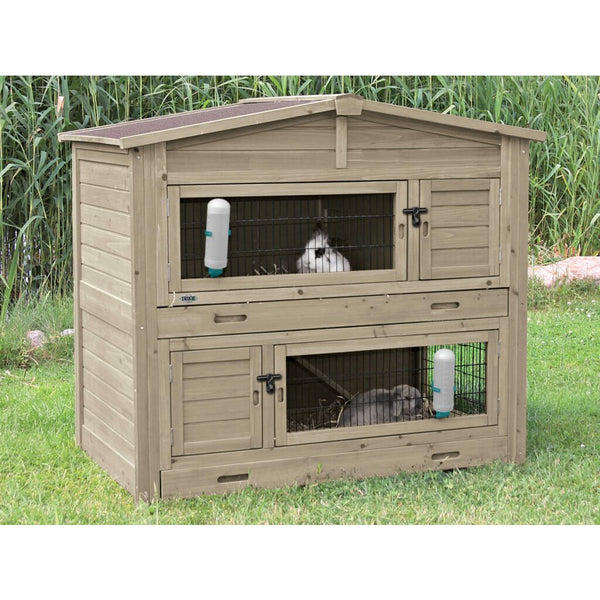 natura small animal hutch, 2 floors, 133 × 120 × 83 cm