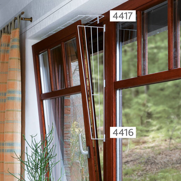 Grille de protection pour fenêtres, panneau latéral, 62×16/8 cm