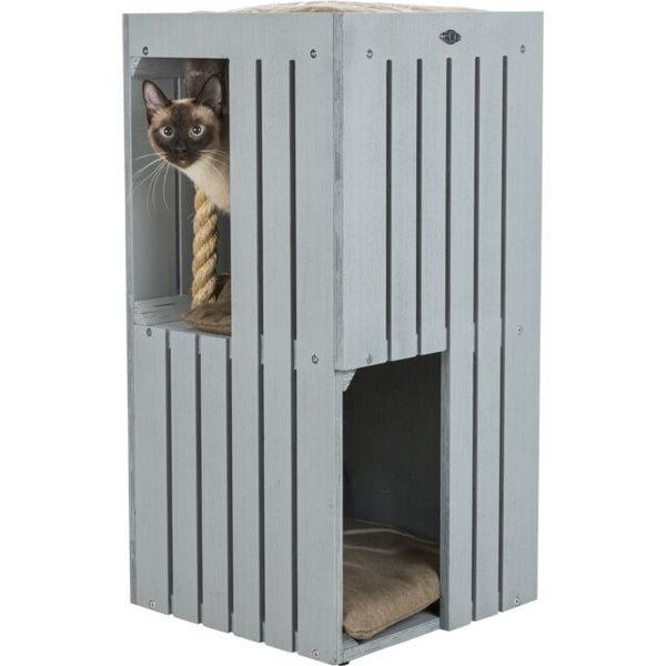 BE NORDIC Cat Tower Juna, 77 cm, grey