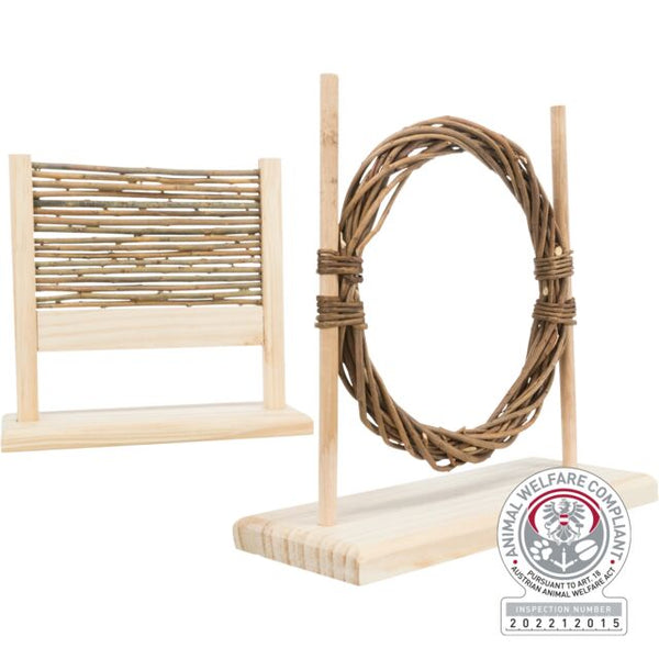 Agility set with hurdle and ring, 28 × 26 × 11 cm