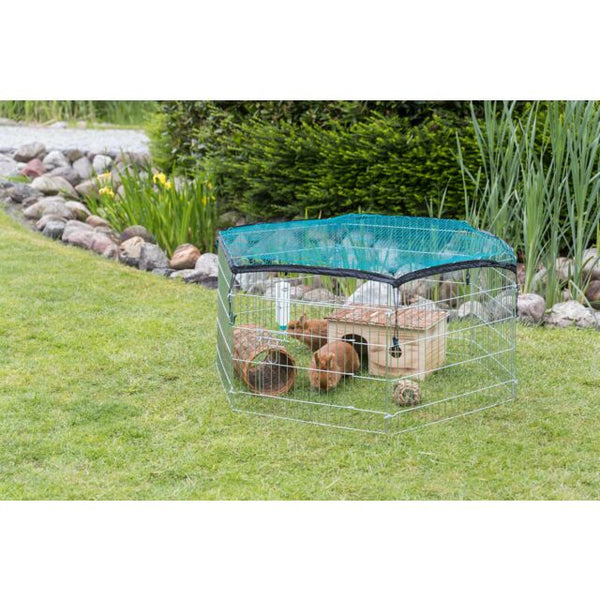 natura outdoor enclosure with protective net, ø 126 × 58 cm
