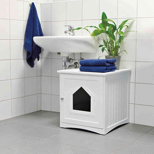 Trixie Katzenhaus für Katzentoilette, MDF