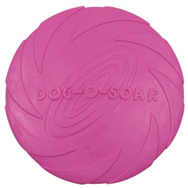Frisbee colorato di gomma
