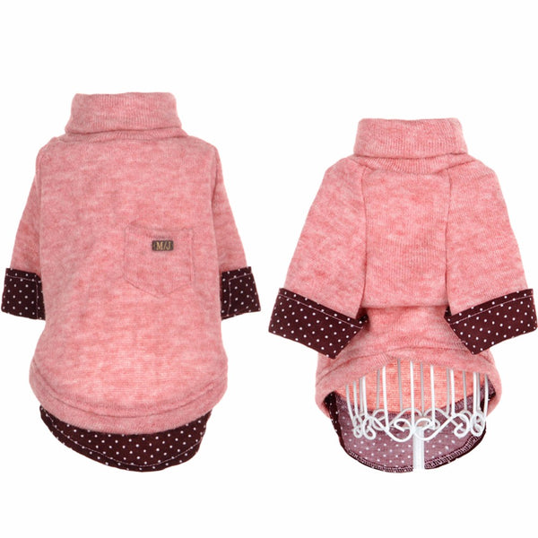 Pink Wool Winter Sweater