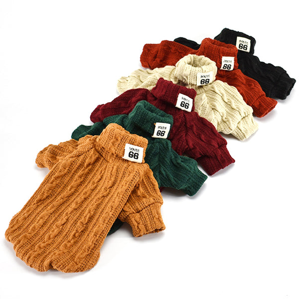 Maglione di lana in cinque colori
